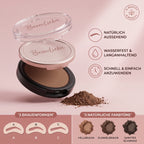 BrowLiebe - Dunkelbraune Augenbrauen
